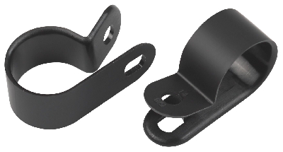 Скоба кабельная нейлоновая под винт 6 мм NO-225-269 чёрная 50 шт