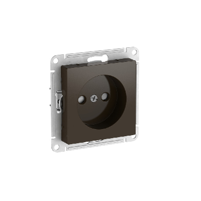 ATLASDESIGN РОЗЕТКА без заземления со шторками, 16А, быстрозажимные клеммы, МОККО