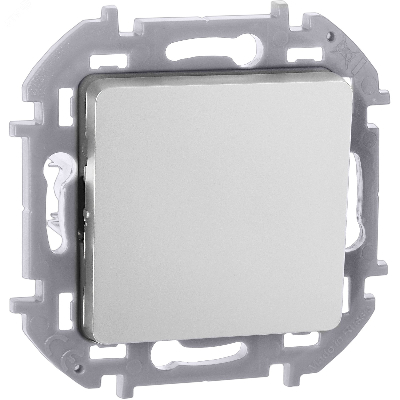 Переключатель одноклавишный INSPIRIA 10 AX 250 В~ алюминий