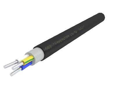 Кабель силовой ЭЛЕКОНД(R)-АсВВГнг(А)-LS 3х4.0 ок(N.PE)-0.66 Ч. бух