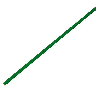 Трубка термоусаживаемая ТУТ 3,0/1,5 мм зеленая, 1 м