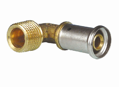 Угольник НР 20х3/4' 90 град., пресс, латунь