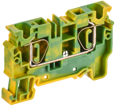 ARMAFIX Клемма пружинная CX6 PE 6мм2 проходная заземляющая IEK