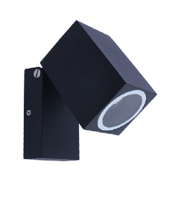 Подсветка декоративная WL37 BK MR16/GU10, черный, для интерьера, фасадов зданий лампа MR16 ( в комплект не входит)