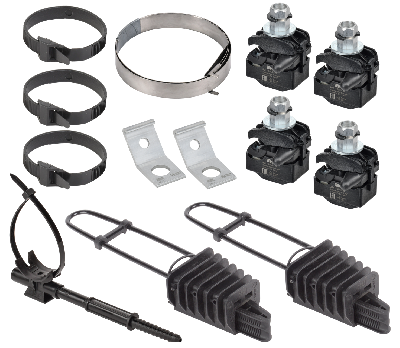 Комплект для подключения абонентов АСИП-1 фазный IEK