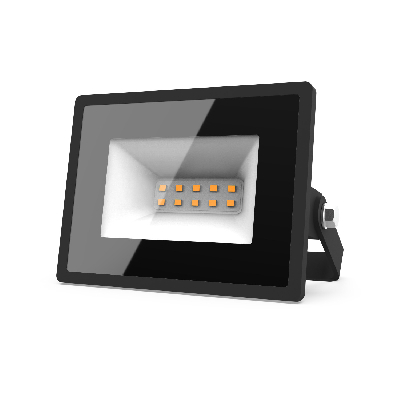 Прожектор светодиодный ДО 10 Вт 890 лм 3000К AC 220В Черный IP65 76х93х28мм Elementary G2 Gauss