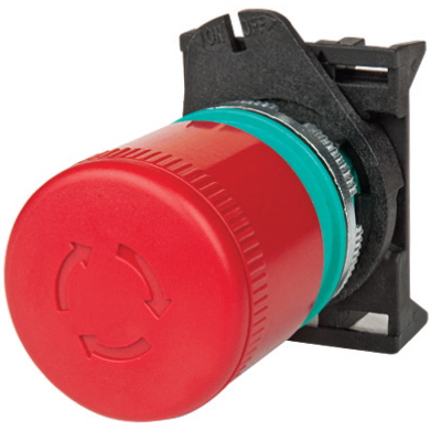 Кнопка аварийная грибовидная поворотная с индикацией D= 60мм