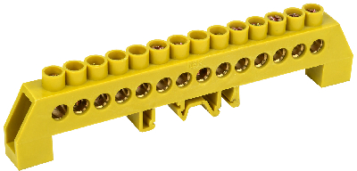 Шина PE земля комбинированный DIN-изолятор типа Стойка ШНИ-8х12-14-КС-Ж