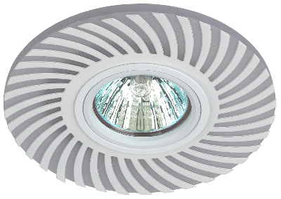 Светильник декор cо светодиодной подсветкой MR16, 220V, max 11W, белый DK LD32 WH /1