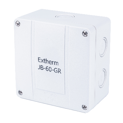 Коробка распределительная 110*110*67 мм IP 66, серая, в комплекте с клеммным рядом 5х6 кв.мм, 41А 