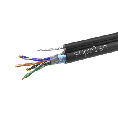 Витая пара Standard FTP 5e 4x2xAWG24 Cu PE Out. T-FG8 (трос) 305м SUPRLAN