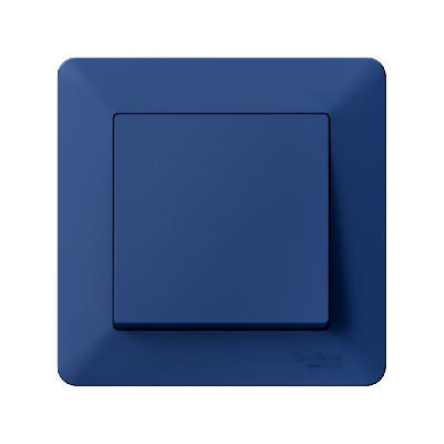 ATLASDESIGN AIR 1-постовая РАМКА, АКВАМАРИН/дымчатый черный