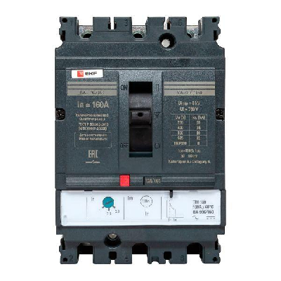 Выключатель автоматический ВА-160А 35кА ВА-99С/160 термомагнитный расцепитель