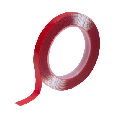 Двухсторонний скотч, прозрачный, на акриловой основе, 12 мм, ролик 5 м