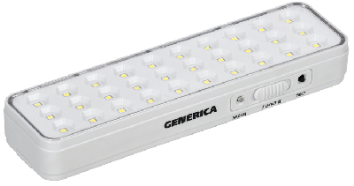 Светильник аккум. ДБА 1030 непост. 30LED 5ч 3Вт GENERICA