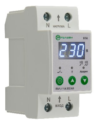 Реле контроля напряжения 1L (230В AC) 63А