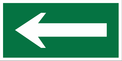 Знак безопасности NPU-3015.N01''Движение к выезду''