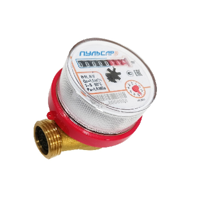 Счетчик воды универсальный 1/2' (Ду15), Qn=1,5 м3/час, L=80мм, (без присоединителей)
