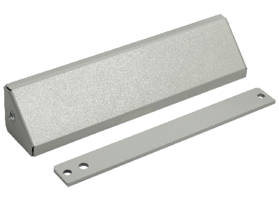 Комплект монтажа для крепления замка AL-400 с декоративным кожухом и планкой М400, цвет серый