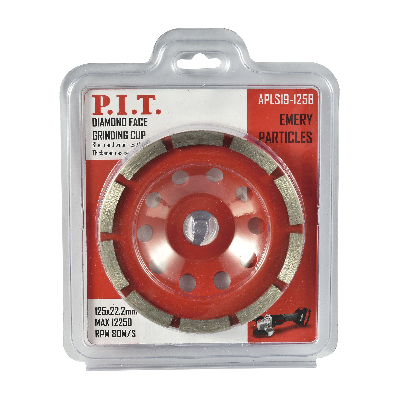 Чашка алмазная шлифовальная турбо   125x222 мм