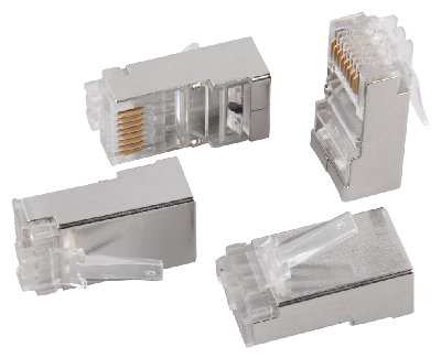 Разъём RJ-45 FTP для кабеля кат.5Е (20шт) (CT)