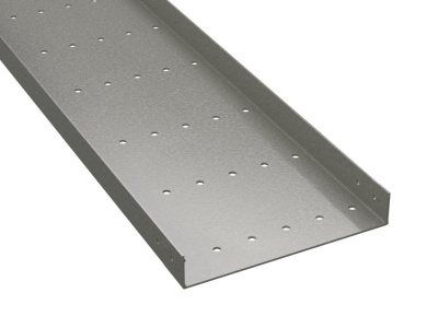 Лоток перфорированный 100х80 L=3000 стеклопластик