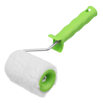 Валик малярный | Материал валика - натуральный мех. Длина, мм - 100. Диаметр, мм - >=48 <=50. Диаметр посадочный, мм - 6.