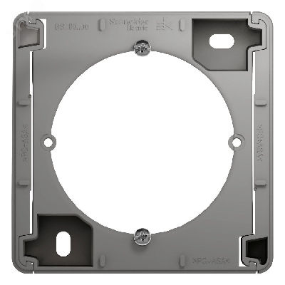 GLOSSA Коробка наружного монтажа алюминий