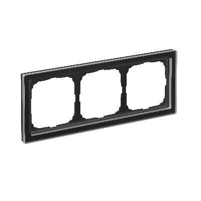 ARTGALLERY PURE 3-постовая РАМКА, ОРГАНИЧЕСКОЕ СТЕКЛО ЧЕРНЫЙ