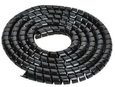 Спираль монтажная СП-16 черная (2м/упак) IEK