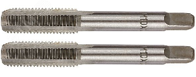 Метчики ручные, комплект 2 шт М8 х 1.0 мм