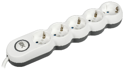 Удлинитель У05В 5 мест 2P+PE/5м 3х1,5мм2 16А/250В UNO