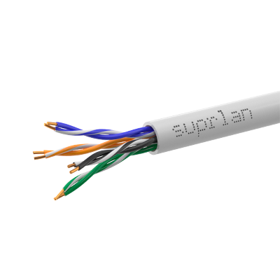 Витая пара SUPRLAN Standard UTP 5e 4x2xAWG24 Cu PVC In. 100м (RUS)