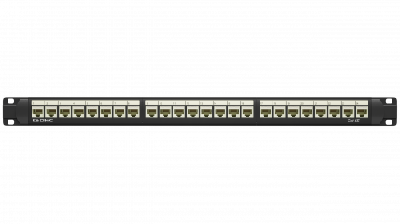 Патч-панель 19'',1U,CAT5E, 24 модуля RJ45,        неэкранир ованная