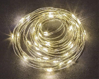 Гирлянда новогодняя светодиодная NGF-D027-01 каскад 5 нитей WW 100 2м IP44