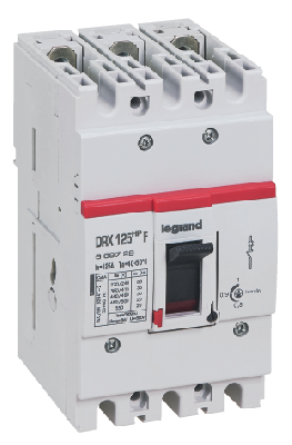 Автоматический выключатель DRX 125 HP TM Рег 3П 80A 25кА