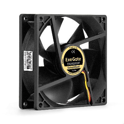 Вентилятор для корпуса 12В DC, 92x92x25 мм, 3pin, 1800RPM, 21dBA, подшипник скольжения