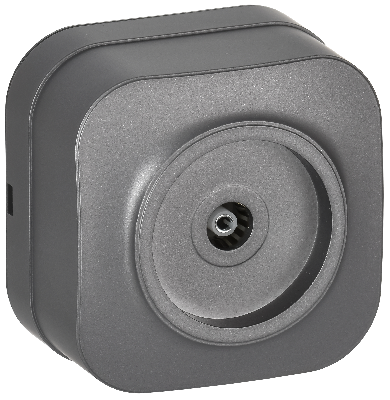 GLORY Розетка для открытой установки TV РТВ20-ХСм сталь матовый IEK