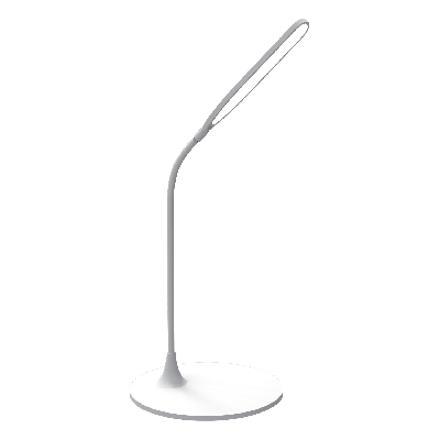 Светильник светодиодный настольный 8 Вт 500 лм 3500-5500К AC 220В Белый IP20 Пластик гибкая стойка сенсорное управление яркости и температуры освещения Qplus Gauss