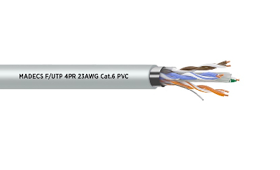 Витая пара F/UTP 4PR 23AWG Cat.6 PVC экранированная(DCM Test Report) Польша