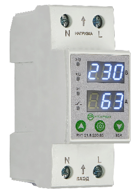Реле контроля напряжения и тока 1L (230В AC) 63А