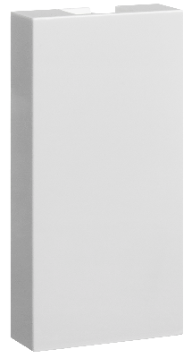 Заглушка -  1 модуль - белый