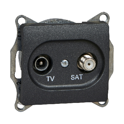 Розетка GLOSSA TV-SAT оконечная 1DB механизм