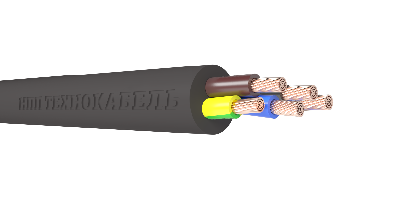 Провод ПВСнг(А)-LS 5х2,5(4х2,5+1х2,5ч) ТРТС