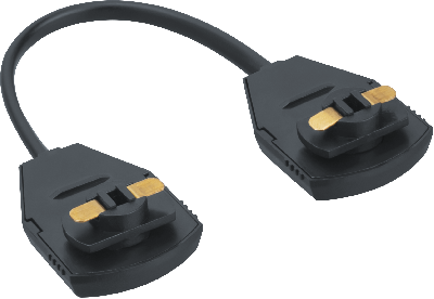 Коннектор гибкий черный для шинопровода NLT-C-1L-AS2-BL-F