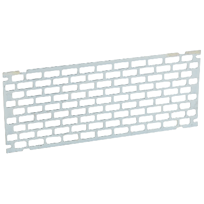 Перфорированная плита - для установки не монтируемых на рейку устройств - высота 150 мм