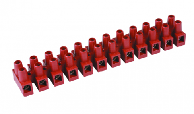 Клеммник 3П 150 градусов 450V 24А 2.5мм.кв фибергласс