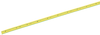 Трубка термоусаживаемая ТТУ 14/7 желто-зеленая (1м)