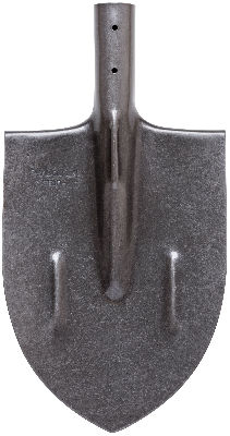 Лопата штыковая ,без черенка, ''рельсовая сталь'' 210х385 мм