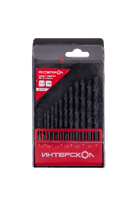 Набор сверел по металлу из быстрорежущей стали HSS-R 13 шт